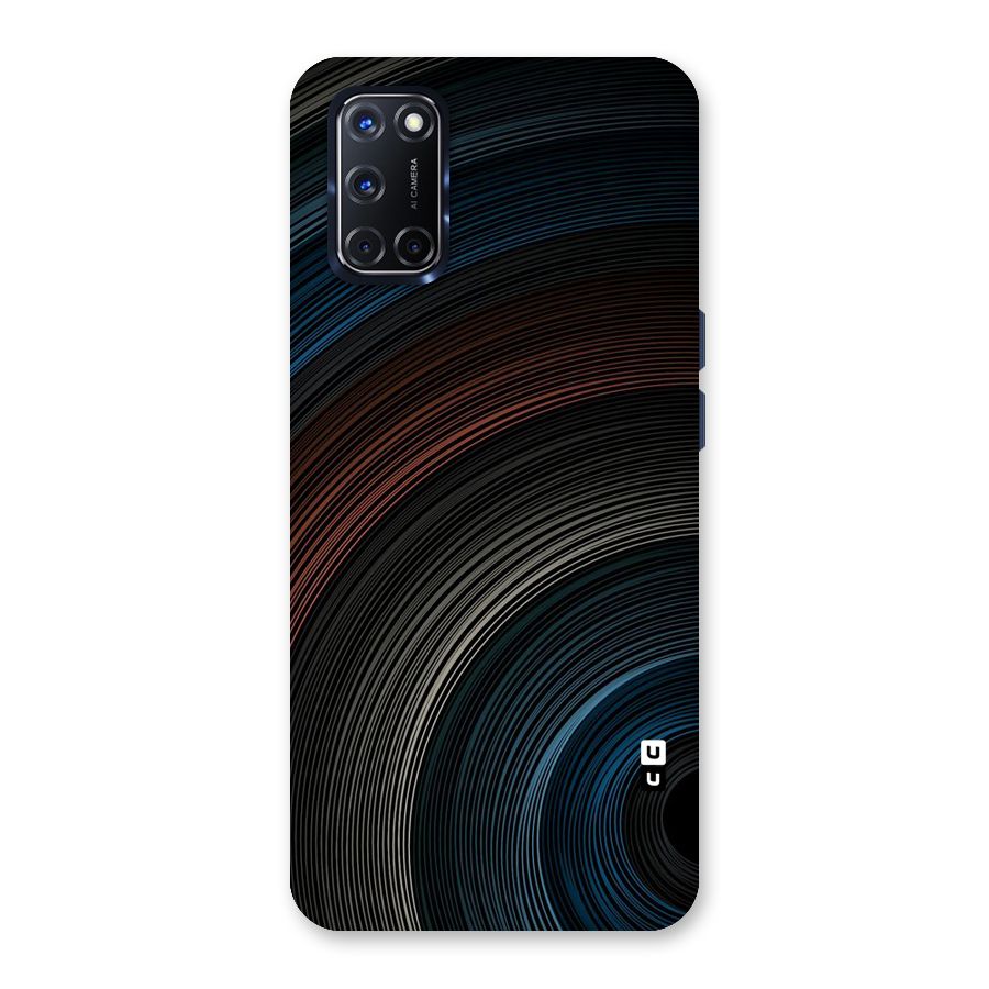Dark Shade Swirls Back Case for Oppo A52