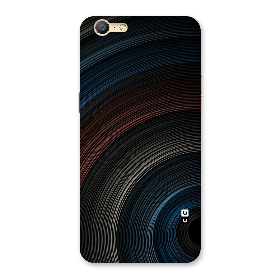 Dark Shade Swirls Back Case for Oppo A57