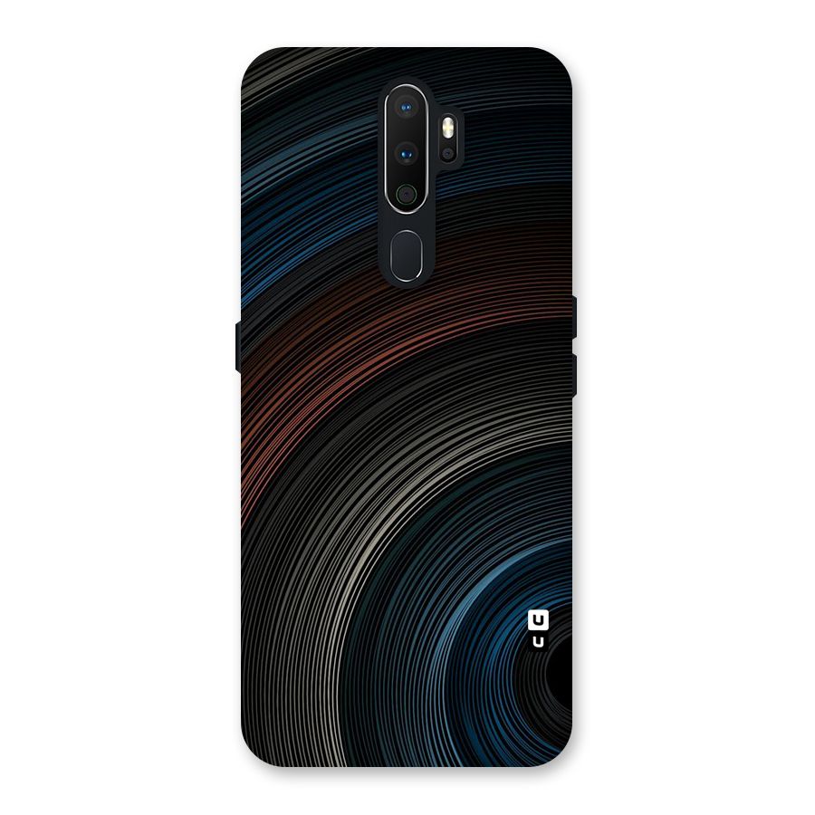Dark Shade Swirls Back Case for Oppo A5 (2020)