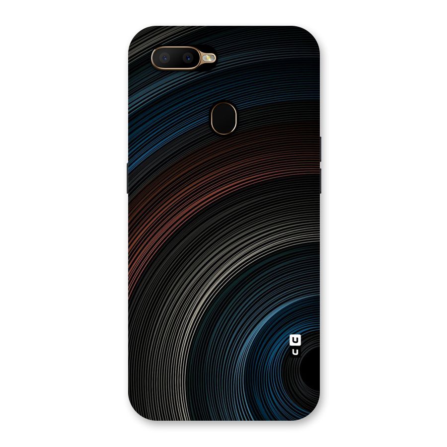 Dark Shade Swirls Back Case for Oppo A5s