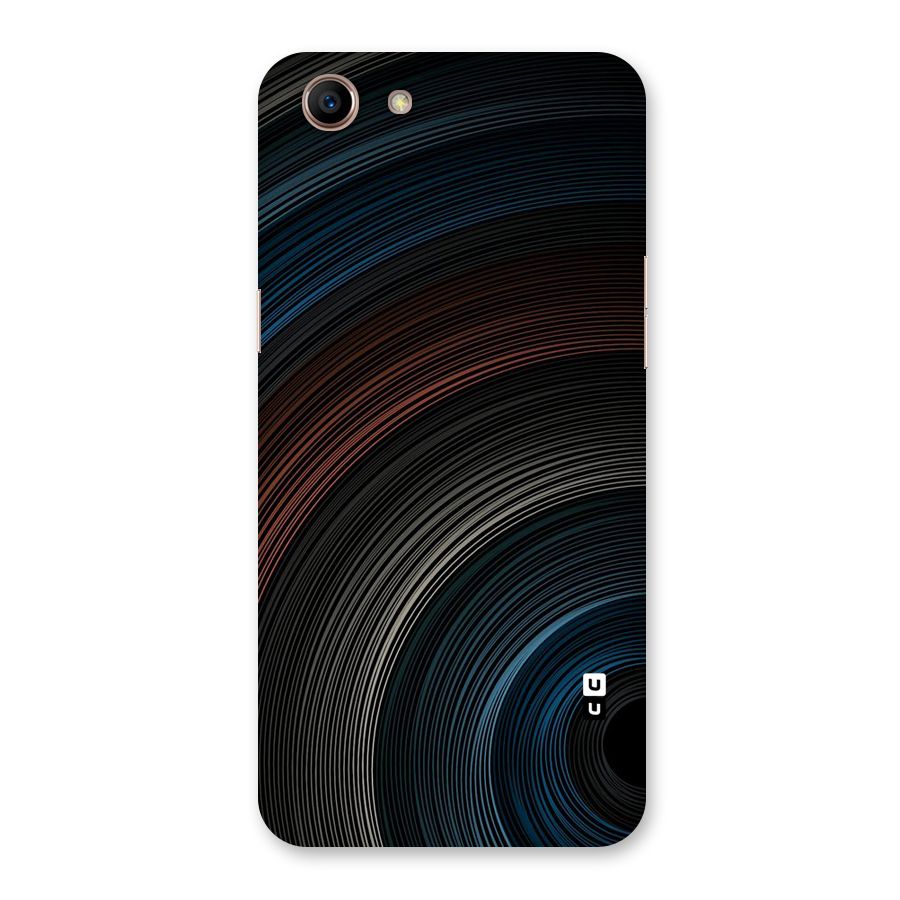 Dark Shade Swirls Back Case for Oppo A83 (2018)