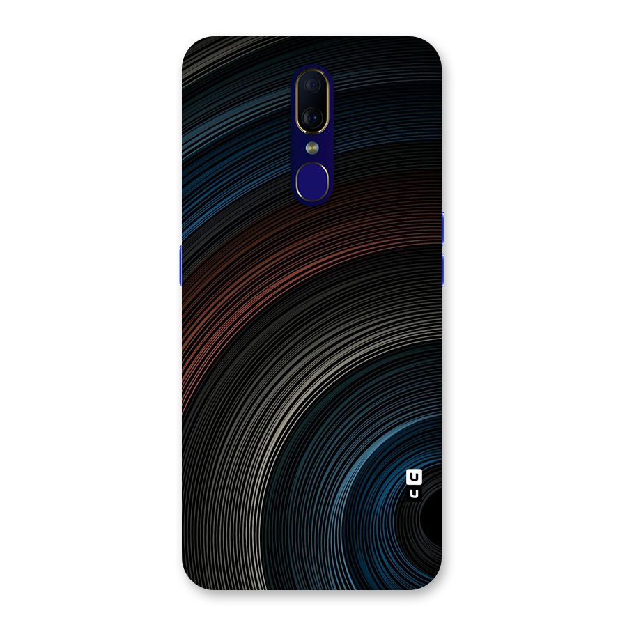 Dark Shade Swirls Back Case for Oppo A9