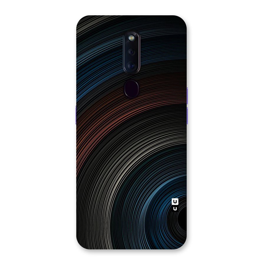 Dark Shade Swirls Back Case for Oppo F11 Pro