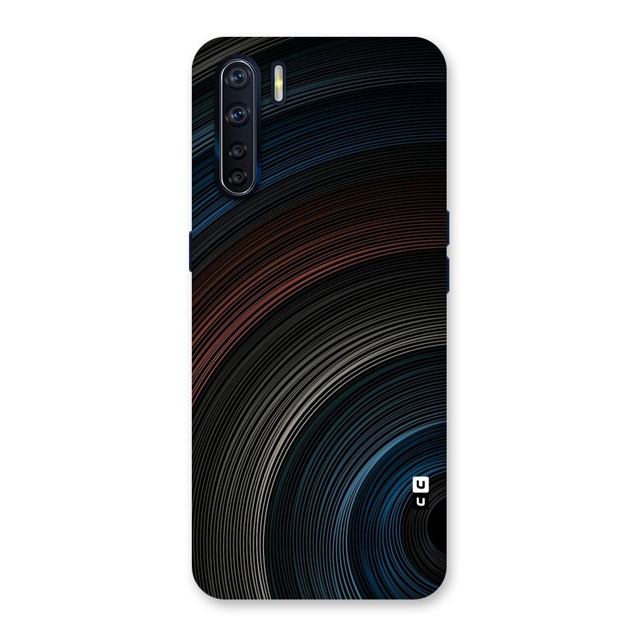 Dark Shade Swirls Back Case for Oppo F15