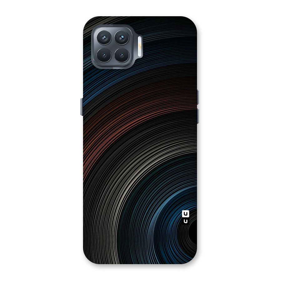 Dark Shade Swirls Back Case for Oppo F17 Pro