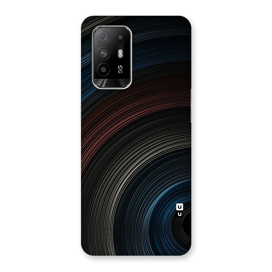 Dark Shade Swirls Back Case for Oppo F19 Pro Plus 5G