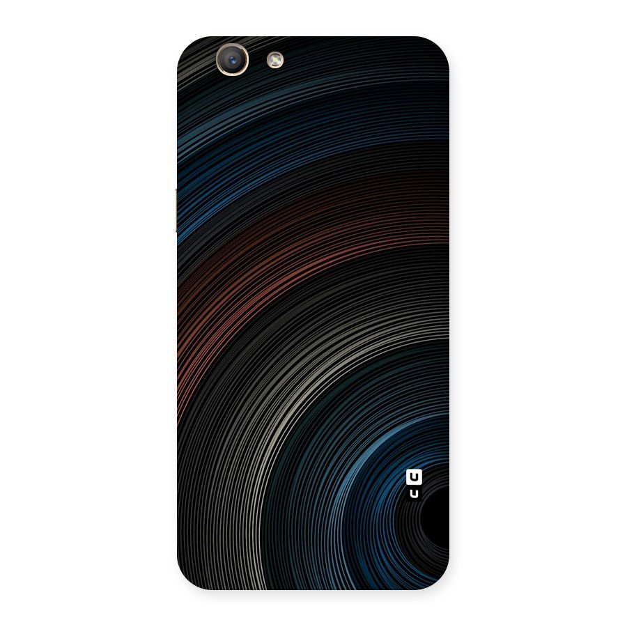 Dark Shade Swirls Back Case for Oppo F1s