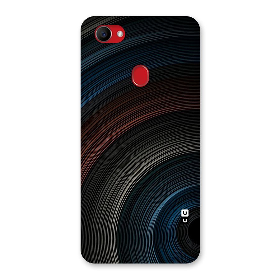 Dark Shade Swirls Back Case for Oppo F7