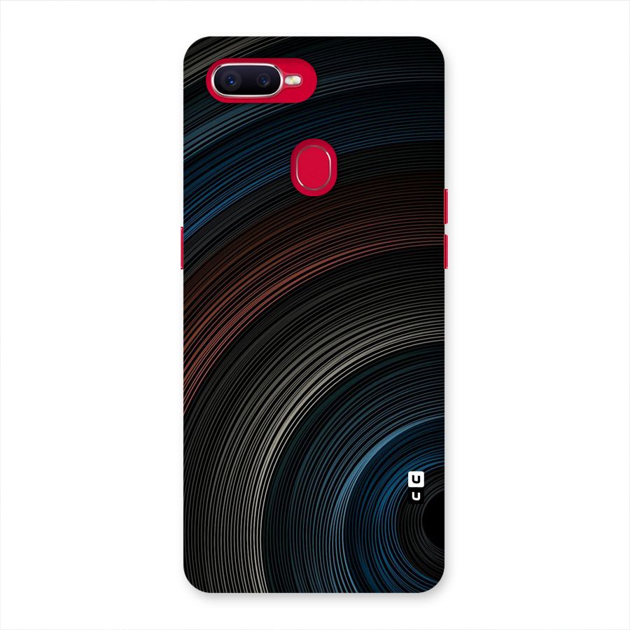 Dark Shade Swirls Back Case for Oppo F9 Pro