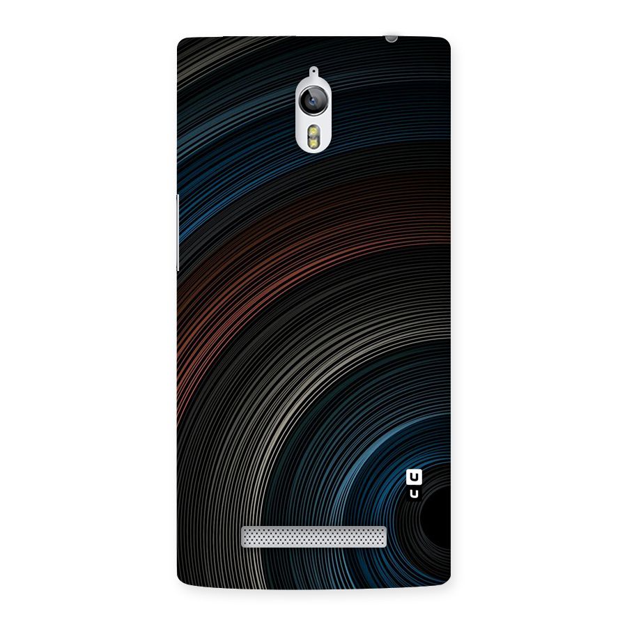 Dark Shade Swirls Back Case for Oppo Find 7
