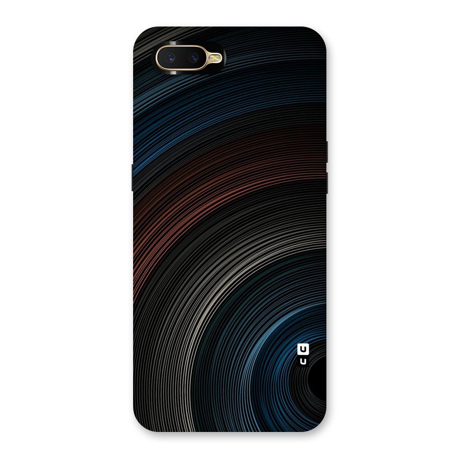 Dark Shade Swirls Back Case for Oppo K1