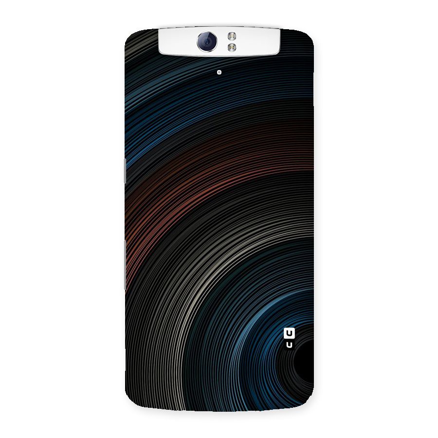 Dark Shade Swirls Back Case for Oppo N1