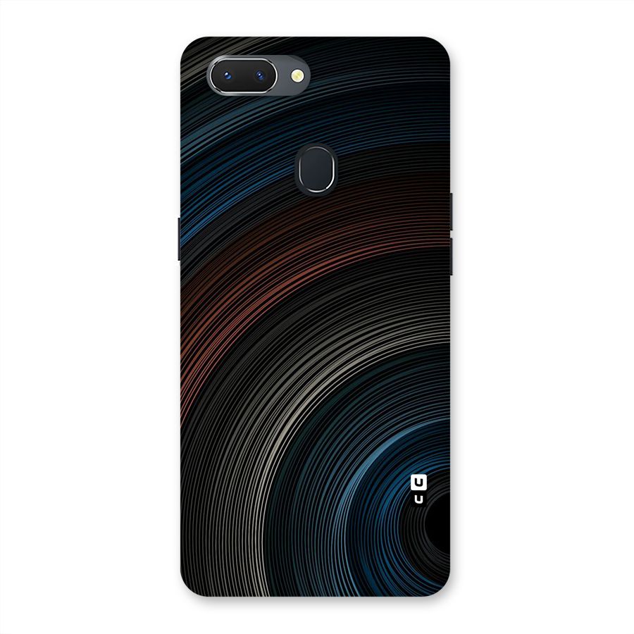 Dark Shade Swirls Back Case for Oppo Realme 2