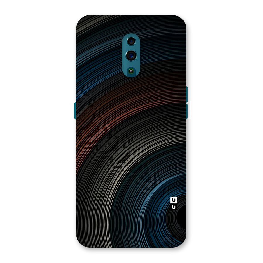 Dark Shade Swirls Back Case for Oppo Reno