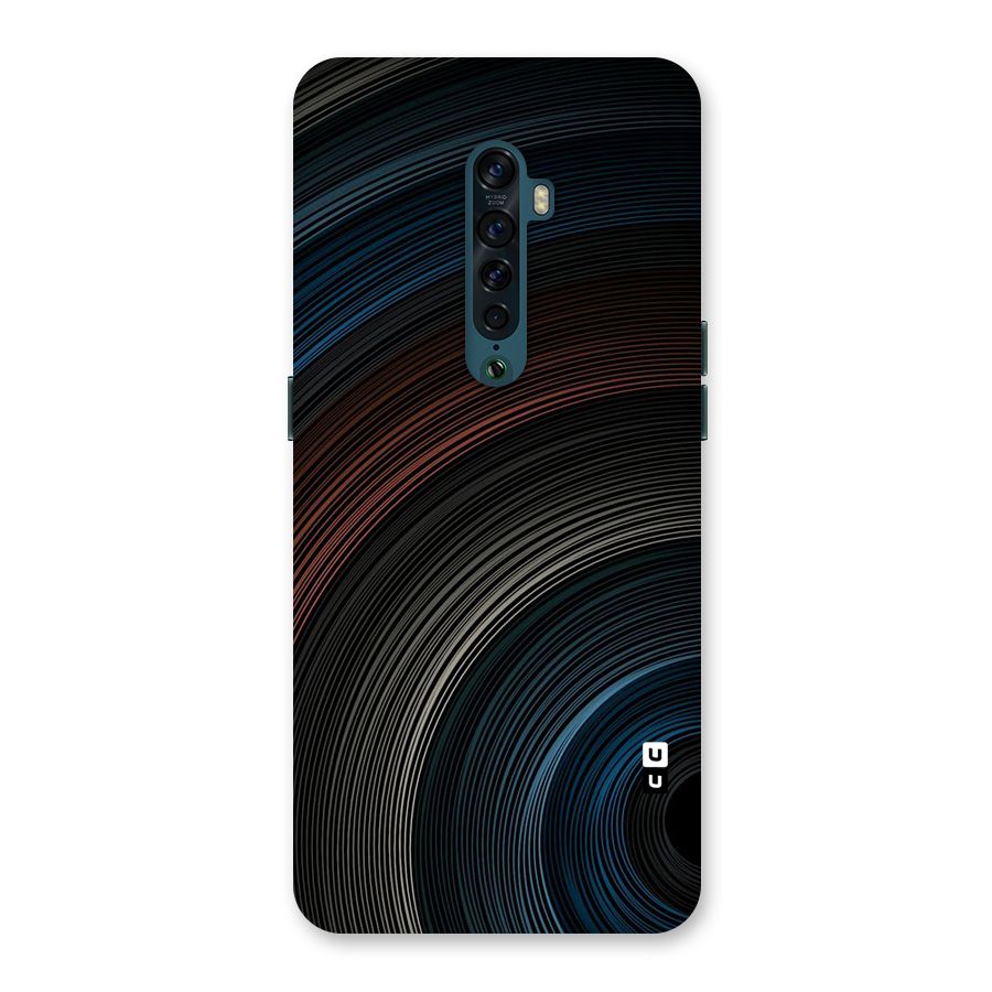 Dark Shade Swirls Back Case for Oppo Reno2