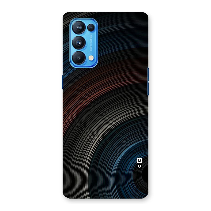 Dark Shade Swirls Back Case for Oppo Reno5 Pro 5G