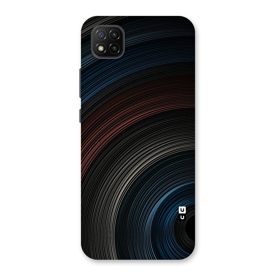 Dark Shade Swirls Back Case for Poco C3