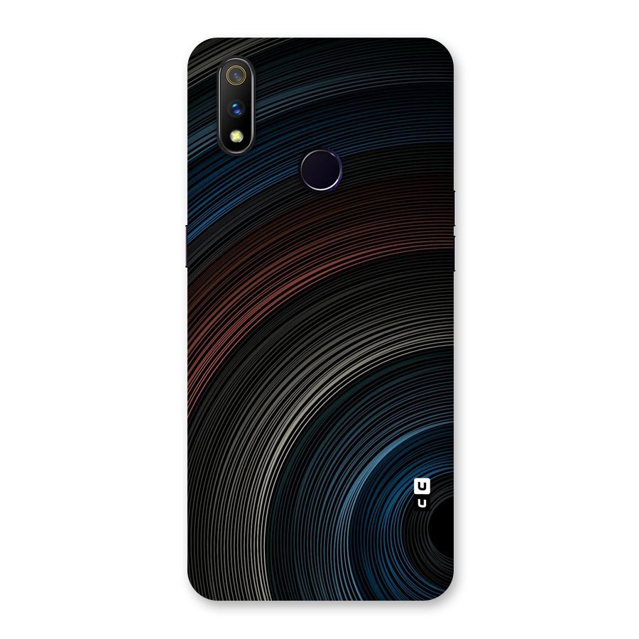 Dark Shade Swirls Back Case for Realme 3 Pro