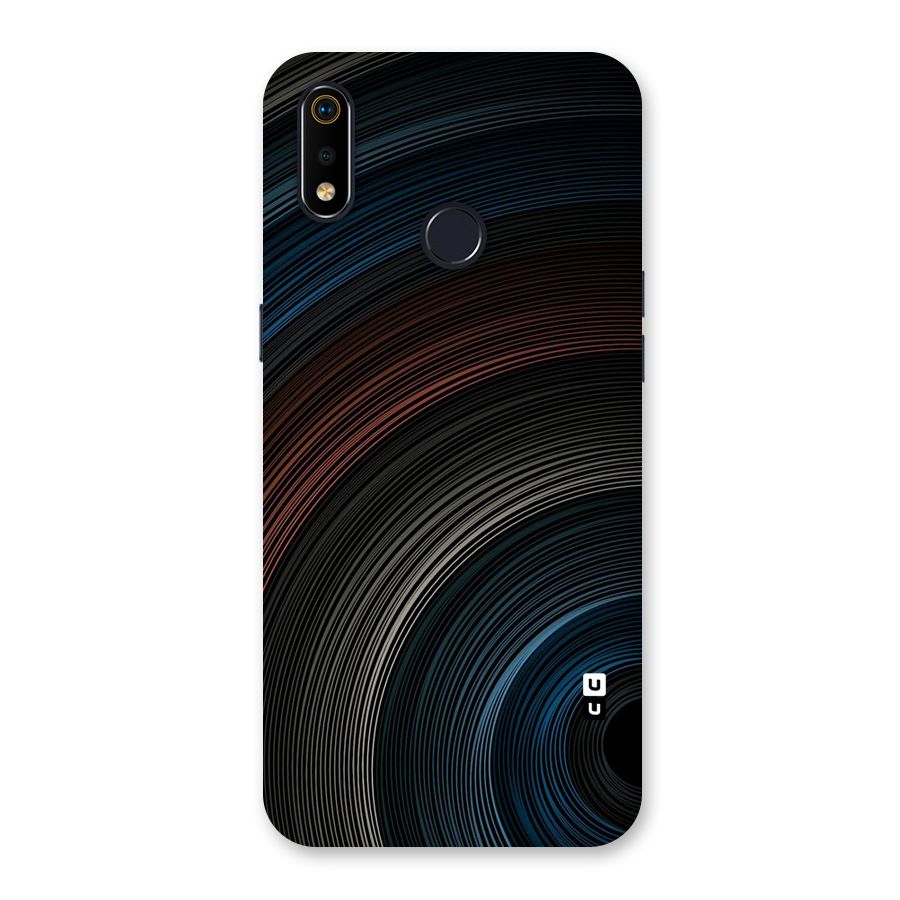 Dark Shade Swirls Back Case for Realme 3i