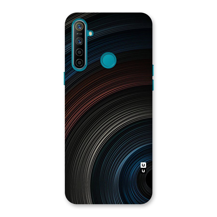 Dark Shade Swirls Back Case for Realme 5i