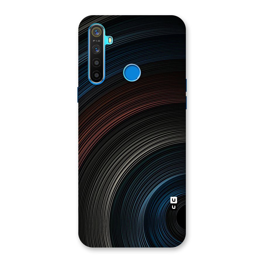 Dark Shade Swirls Back Case for Realme 5s