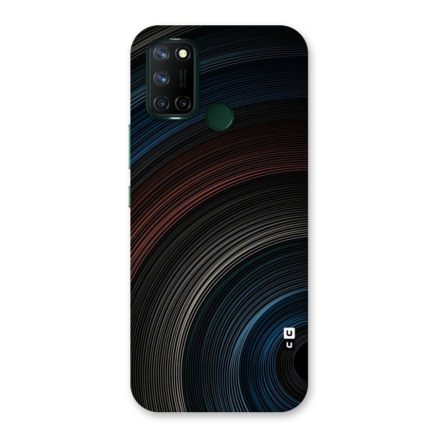 Dark Shade Swirls Back Case for Realme 7i