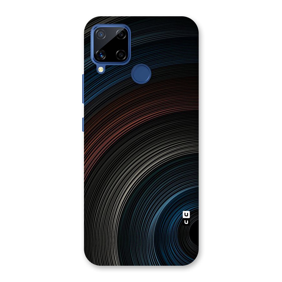 Dark Shade Swirls Back Case for Realme C12