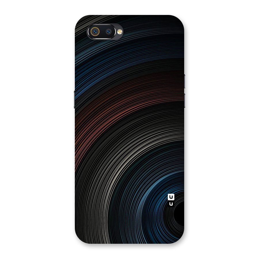 Dark Shade Swirls Back Case for Realme C2