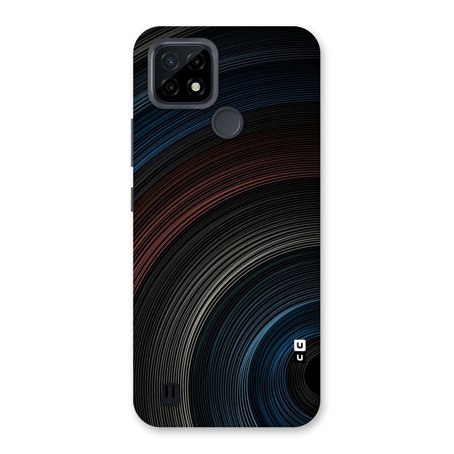 Dark Shade Swirls Back Case for Realme C21