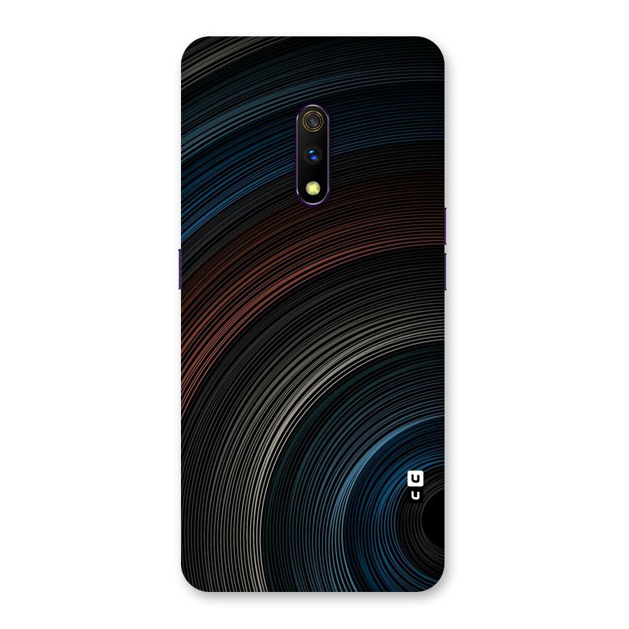 Dark Shade Swirls Back Case for Realme X