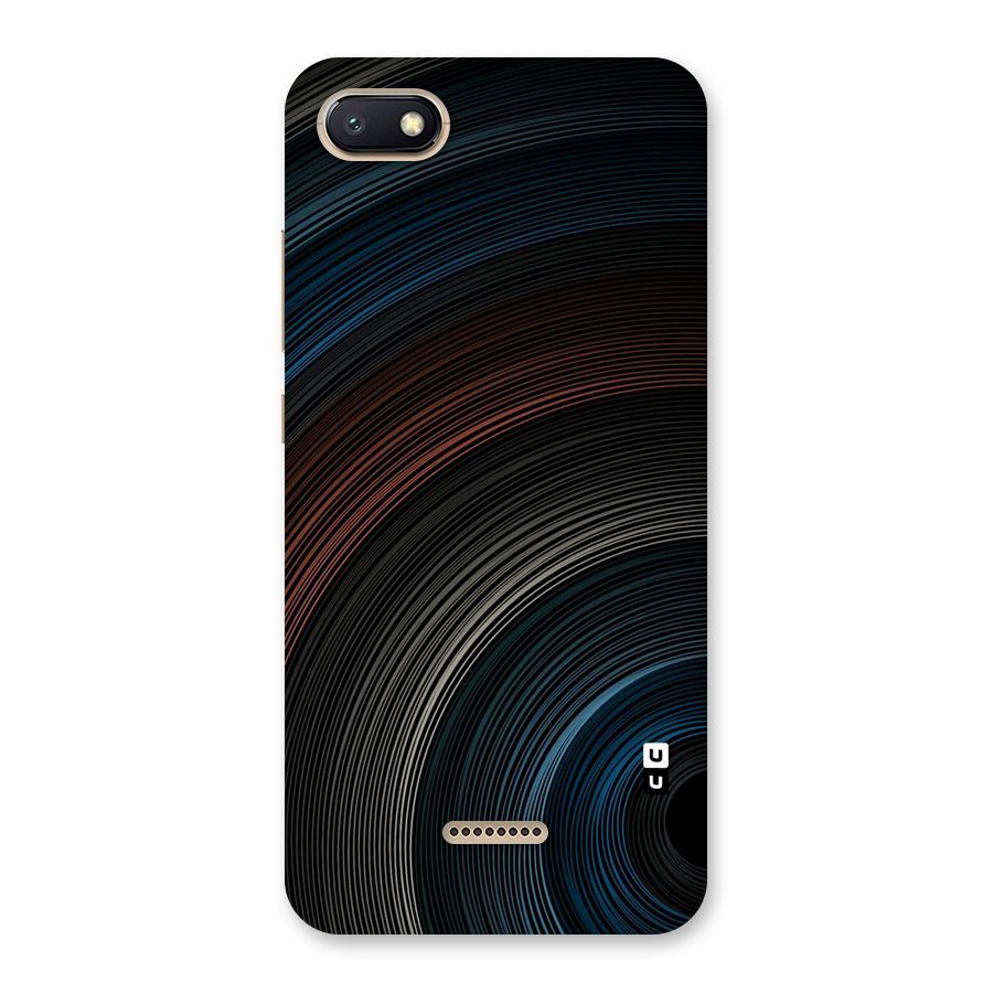 Dark Shade Swirls Back Case for Redmi 6A