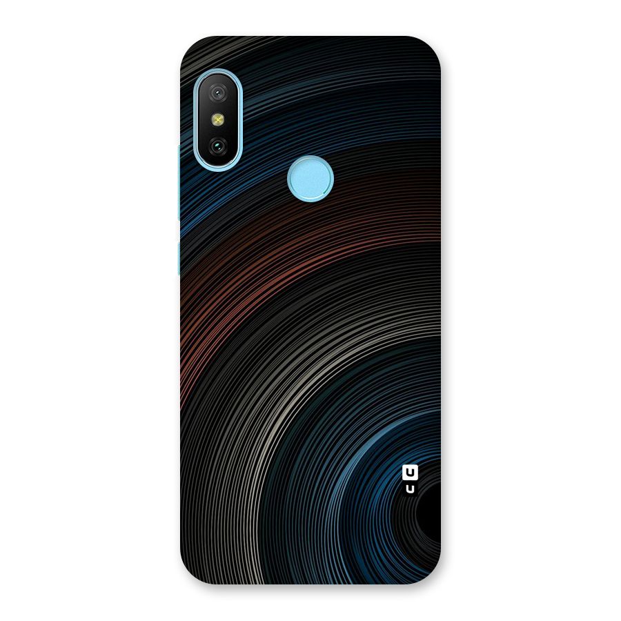 Dark Shade Swirls Back Case for Redmi 6 Pro