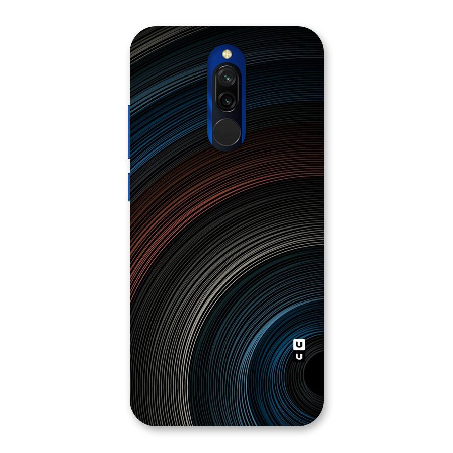 Dark Shade Swirls Back Case for Redmi 8