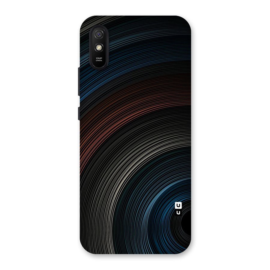 Dark Shade Swirls Back Case for Redmi 9A