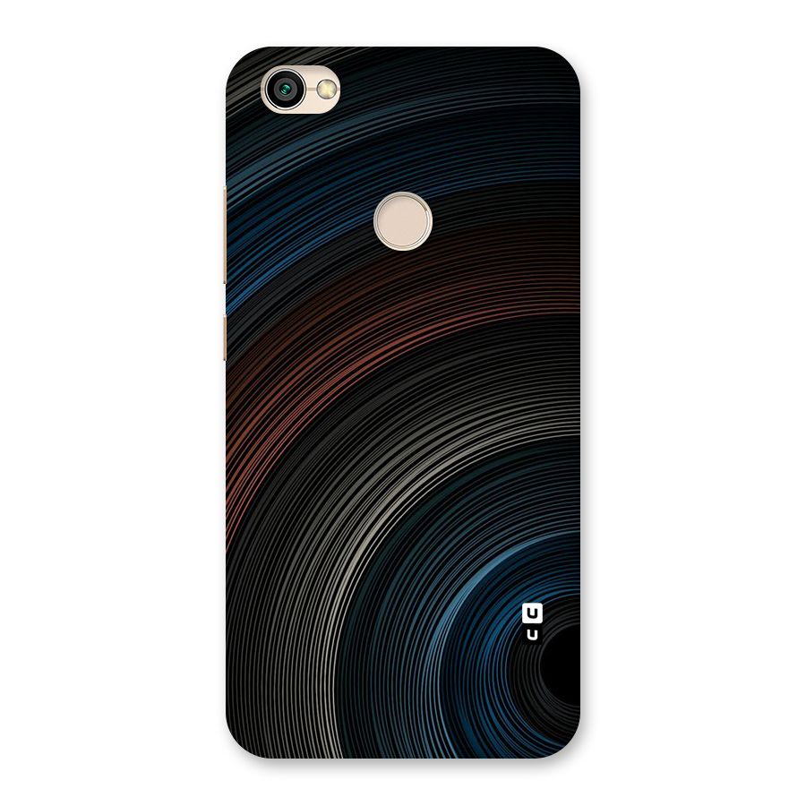Dark Shade Swirls Back Case for Redmi Y1 2017