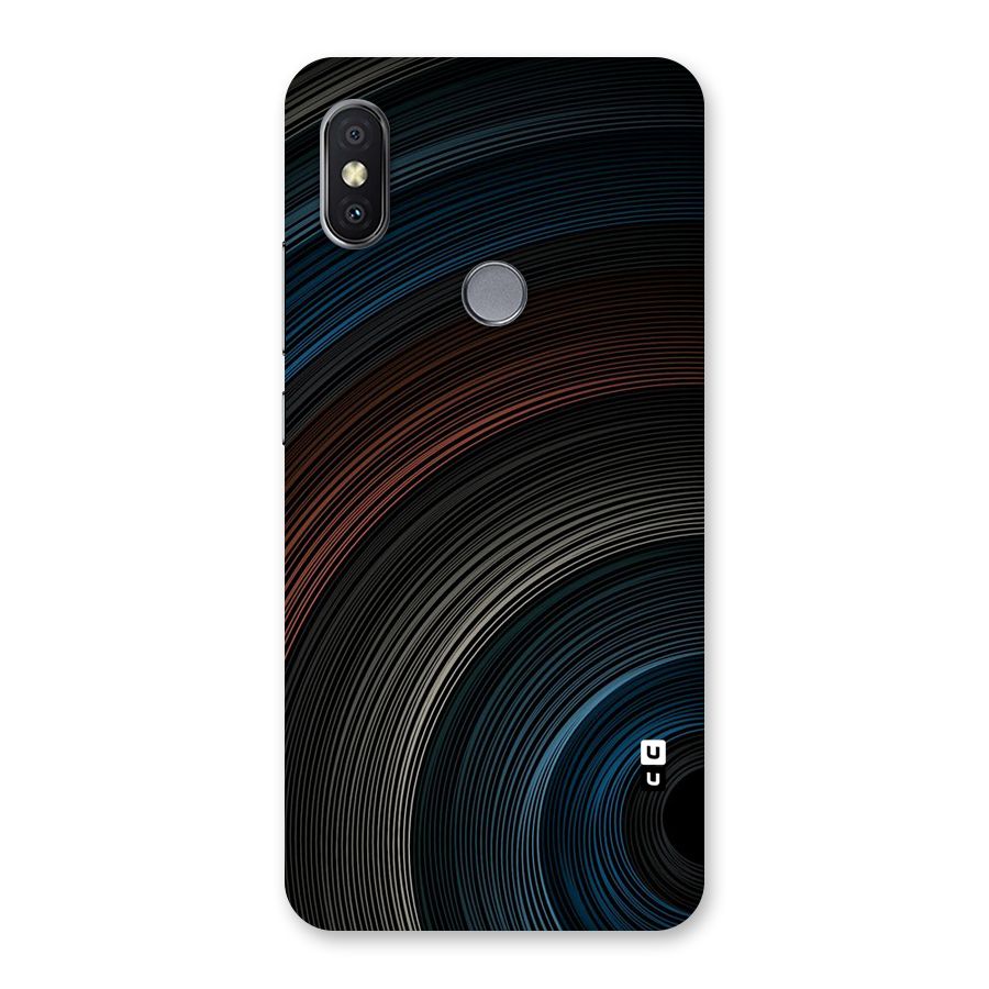 Dark Shade Swirls Back Case for Redmi Y2