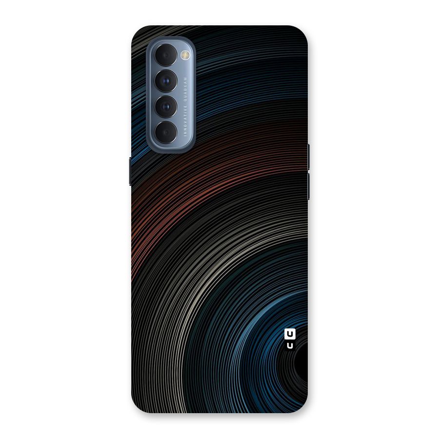 Dark Shade Swirls Back Case for Reno4 Pro