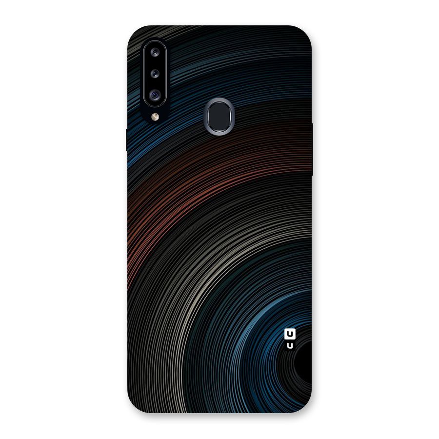 Dark Shade Swirls Back Case for Samsung Galaxy A20s