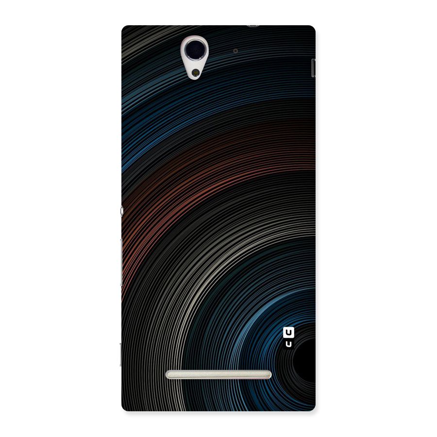 Dark Shade Swirls Back Case for Sony Xperia C3