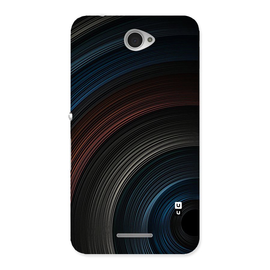 Dark Shade Swirls Back Case for Sony Xperia E4