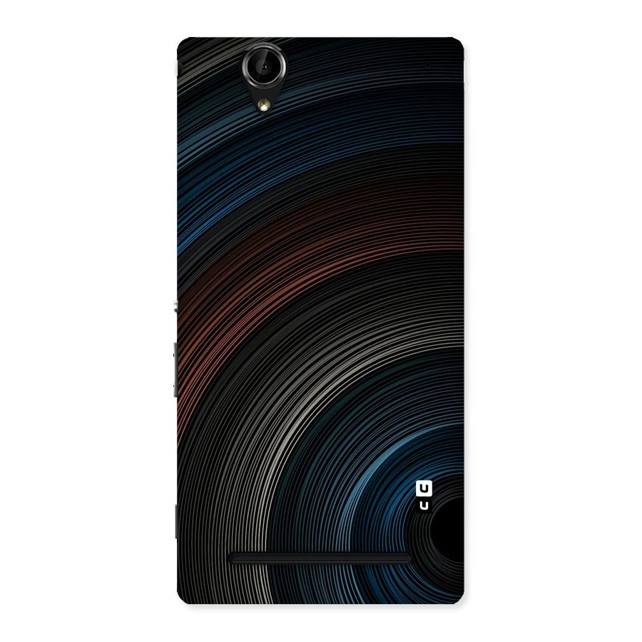 Dark Shade Swirls Back Case for Sony Xperia T2