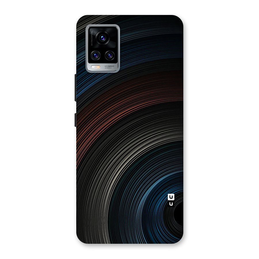 Dark Shade Swirls Back Case for Vivo V20 Pro