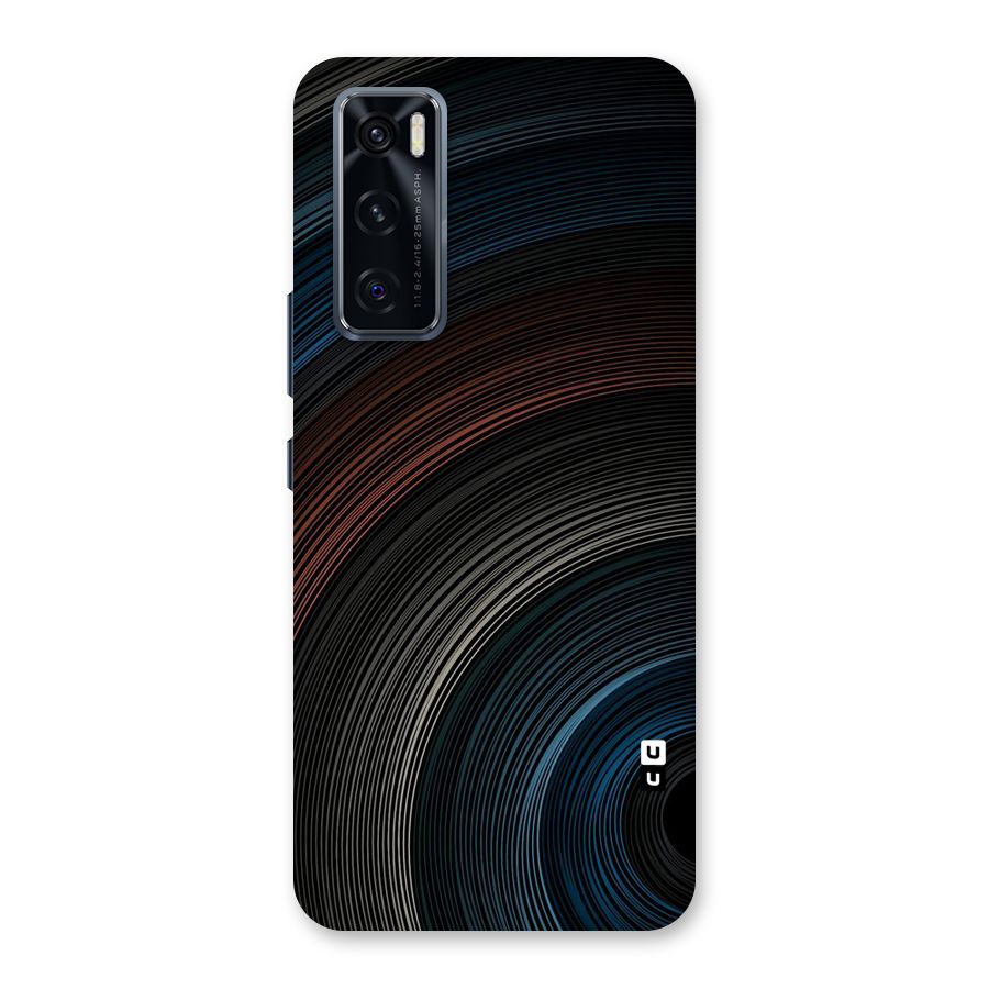 Dark Shade Swirls Back Case for Vivo V20 SE