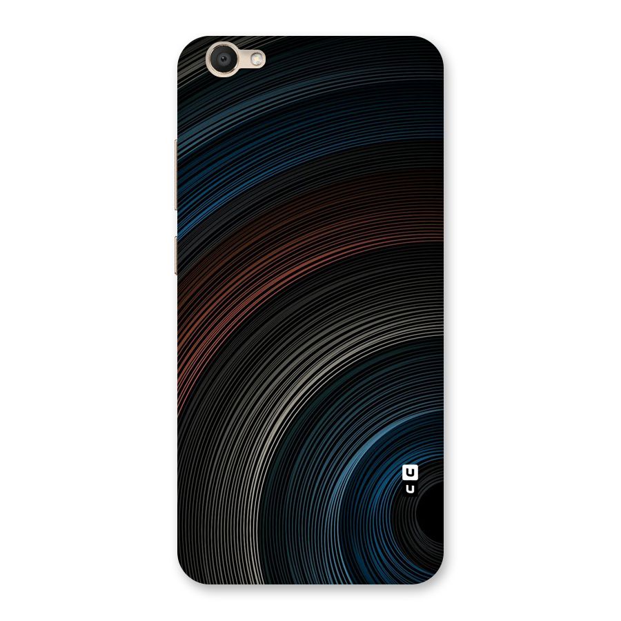 Dark Shade Swirls Back Case for Vivo V5