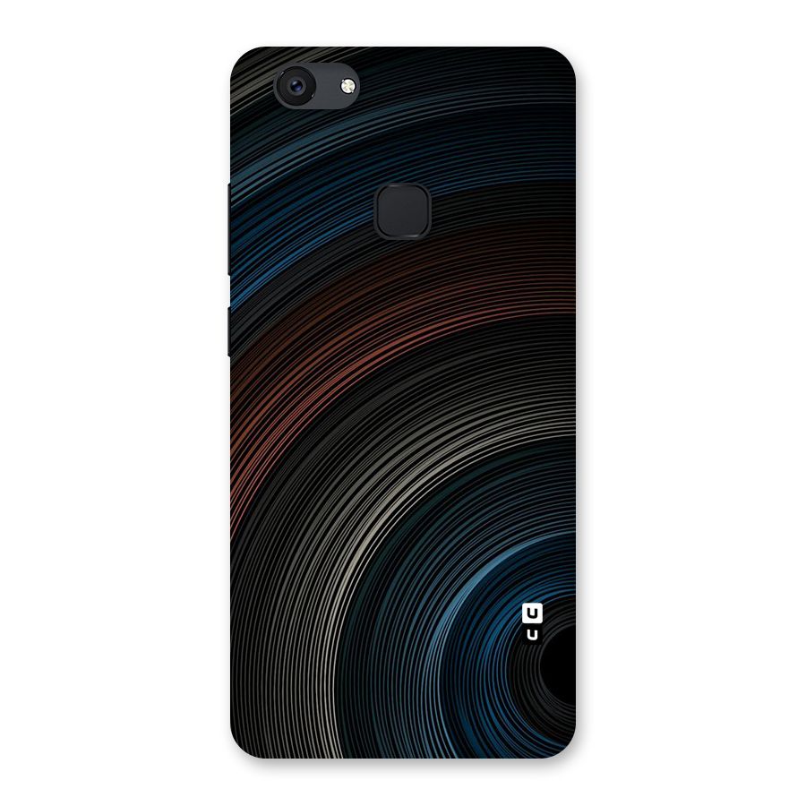 Dark Shade Swirls Back Case for Vivo V7 Plus