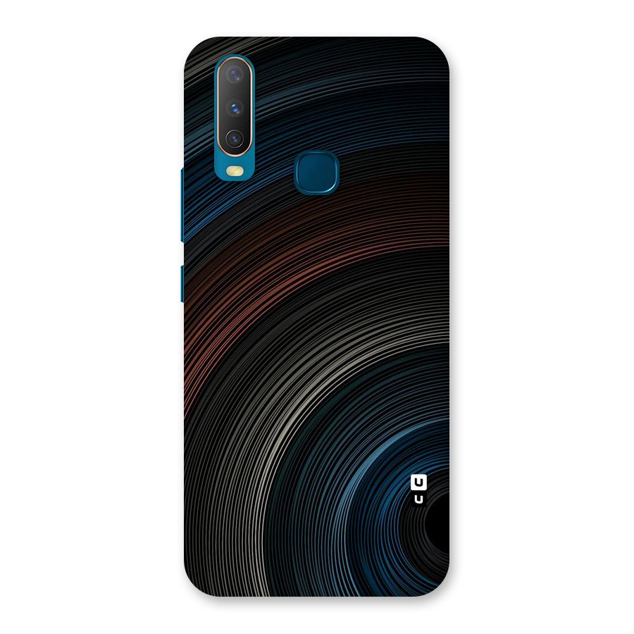 Dark Shade Swirls Back Case for Vivo Y12