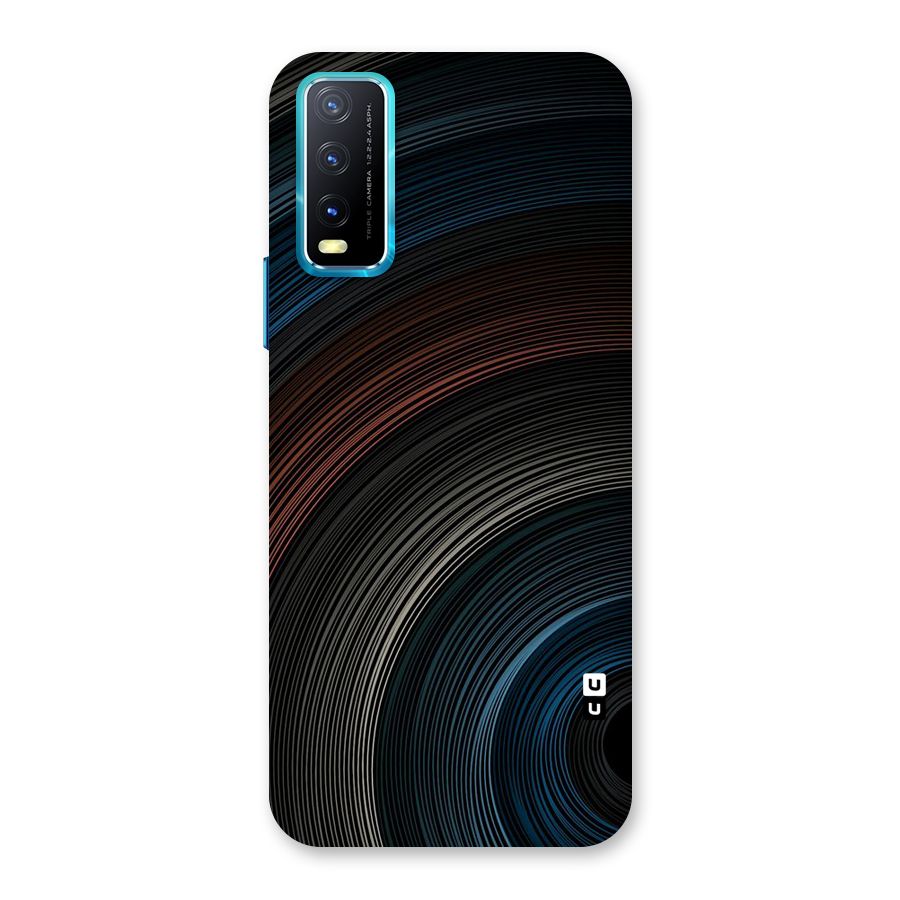 Dark Shade Swirls Back Case for Vivo Y20G