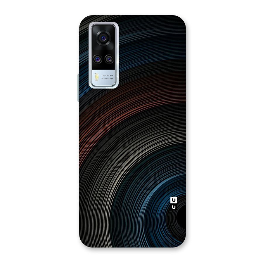 Dark Shade Swirls Back Case for Vivo Y31