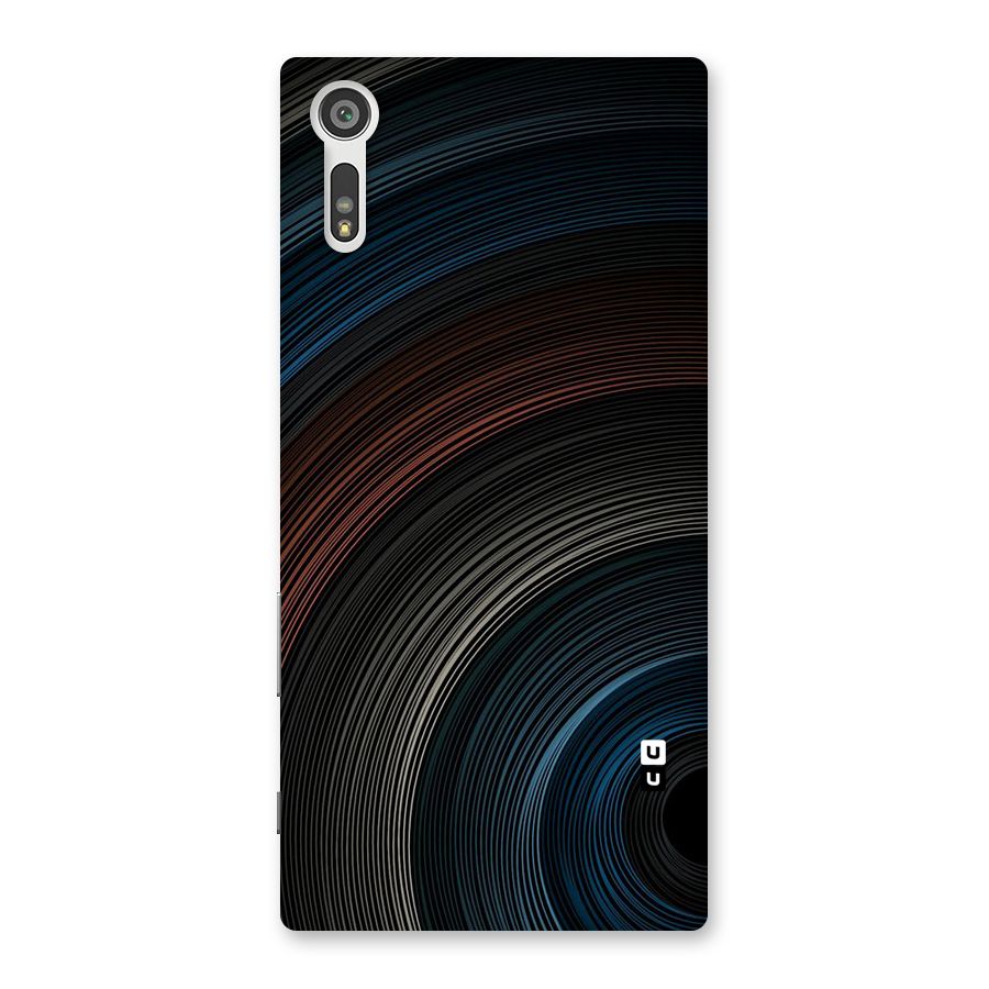 Dark Shade Swirls Back Case for Xperia XZ