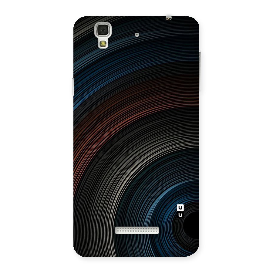 Dark Shade Swirls Back Case for Yu Yureka
